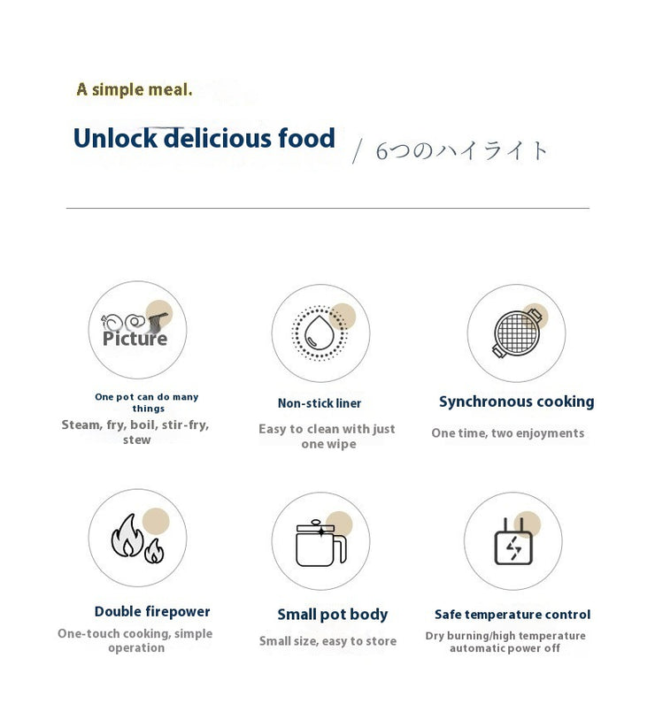 1.7L Electric Rice Cooker Single Double Layer 220V Multi Cooker Non-Stick Smart Mechanical MultiCooker Steamed Rice Pot For Home