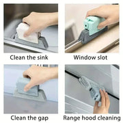 Window Track Cleaner Window Groove Cleaning Brush Tools for Door Groove Sliding Door Track Crevice Household Clean Tool New