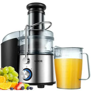 650W/800W/1200W/1300W Juicer Machines with Titanium Enhanced Cut Disc,Exprimidor, Dual Speeds Centrifugal Extractor Machines