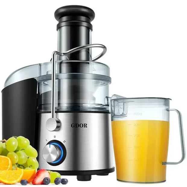 650W/800W/1200W/1300W Juicer Machines with Titanium Enhanced Cut Disc,Exprimidor, Dual Speeds Centrifugal Extractor Machines