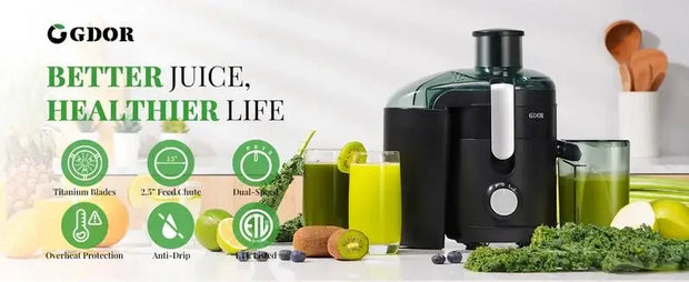 650W/800W/1200W/1300W Juicer Machines with Titanium Enhanced Cut Disc,Exprimidor, Dual Speeds Centrifugal Extractor Machines