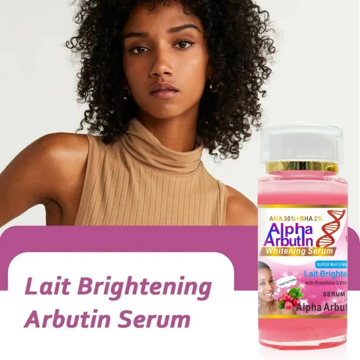 Alpha Arbutin Serum AHA 30%+ BHA 2%  Keeps Face Smooth Brightening Moisturizing Improving Dullness Dark Skin Beauty Care Cream