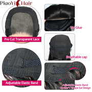 Glueless Wigs Human Hair Water Wave Bob Wig Human Hair 100% Ready to Wear Curly Wave Human Hair Wigs 4X4 Lace Bob Top Quality