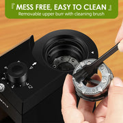 Electric Coffee Grinder Automatic Burr Mill Coffee Bean Grinding with 28 Grind Settings for Espresso French Press 2-12 Cups