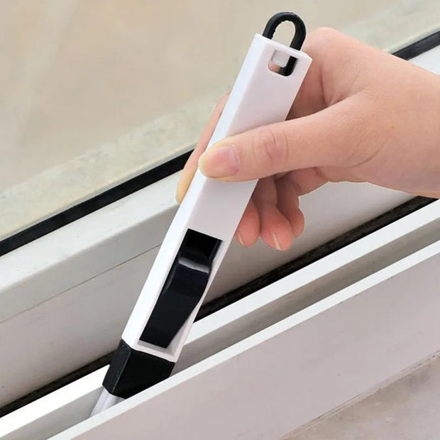 1pc/lot Multifunction Computer Window Cleaning Brush Window Groove Keyboard Cleaner Nook Cranny Dust Shovel Window Track Cleaner