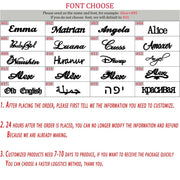 Engraved Custom Two names Heart Necklaces for Women Stainless Steel Gold Chain Personalized Pendant Customized Jewelry Gift