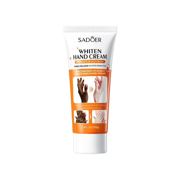 SADOER 100g Moisturizing Hand Cream Tender Nourish Non Greasy Brightening Hydrating Beauty Hands Skin Care Products