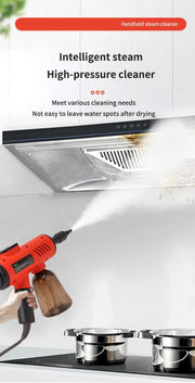 1200W Handheld Steam Cleaner High-Pressure and High-Temperature Sterilization Household Kitchen Air Conditioner Hood Washer Gun
