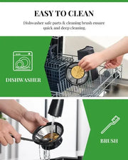 650W/800W/1200W/1300W Juicer Machines with Titanium Enhanced Cut Disc,Exprimidor, Dual Speeds Centrifugal Extractor Machines