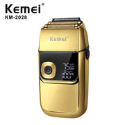 Kemei 2 in 1 Electric Shaver Men Electric Razor Rechargeable Beard Shaver Floating Hair Trimmer Face Care Beard Shaving Machine