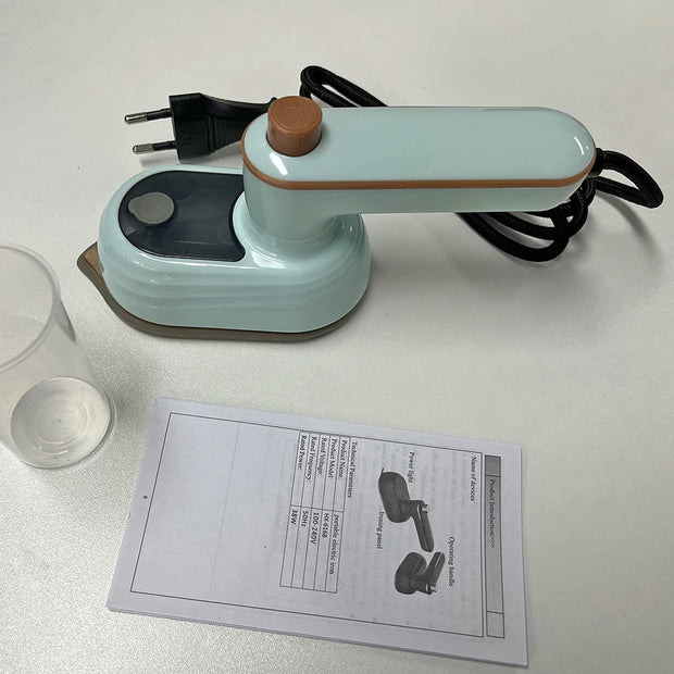 Handheld Ironing Machine Mini Steam Iron Clothes Travel Micro Iron Machine Portable Vertical Fast-Heat For Clothes Ironing