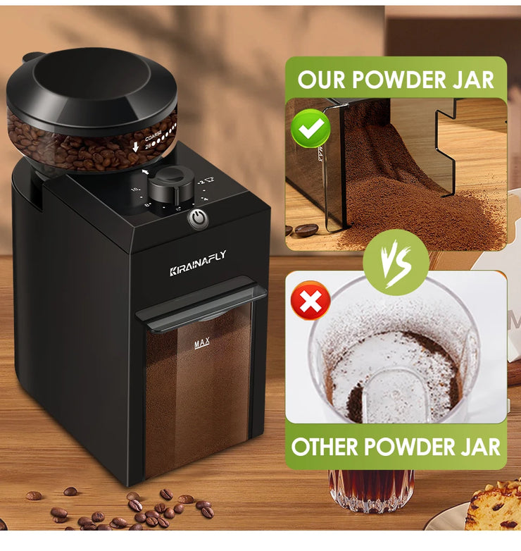 Electric Coffee Grinder Automatic Burr Mill Coffee Bean Grinding with 28 Grind Settings for Espresso French Press 2-12 Cups