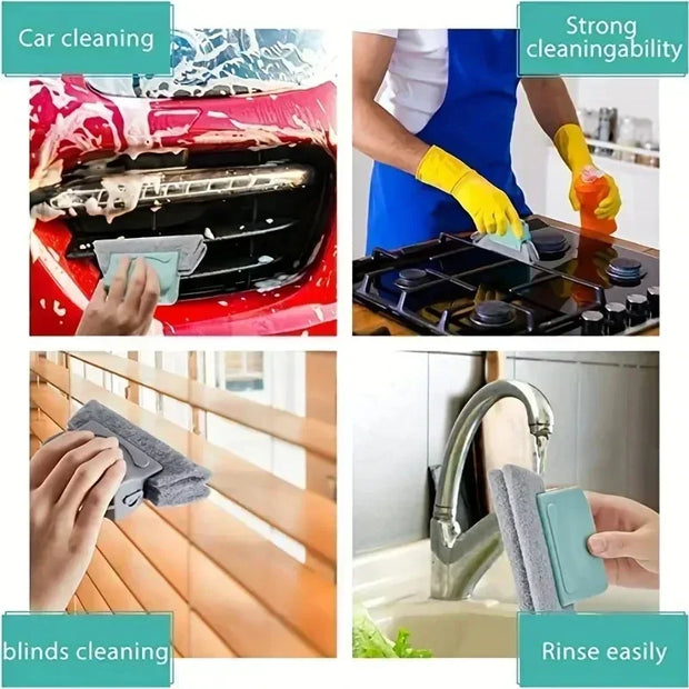 Window Track Cleaner Window Groove Cleaning Brush Tools for Door Groove Sliding Door Track Crevice Household Clean Tool New