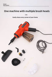 1200W Handheld Steam Cleaner High-Pressure and High-Temperature Sterilization Household Kitchen Air Conditioner Hood Washer Gun