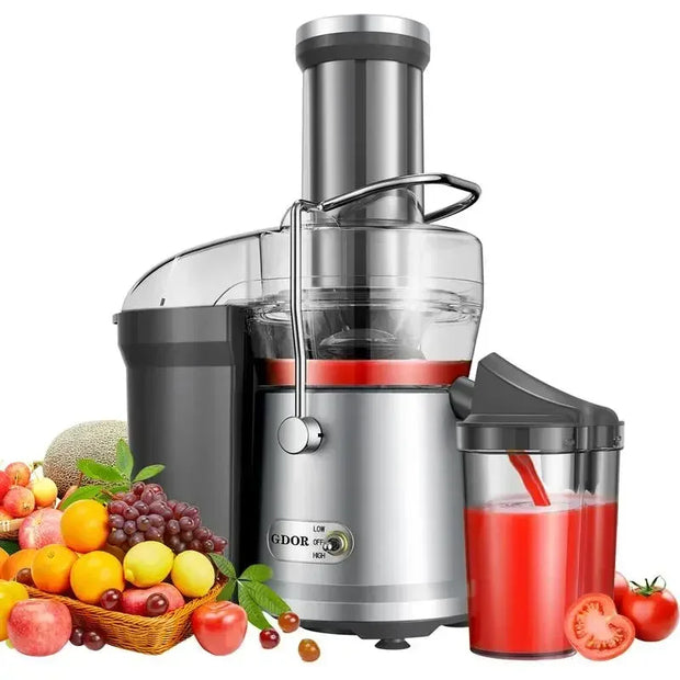 650W/800W/1200W/1300W Juicer Machines with Titanium Enhanced Cut Disc,Exprimidor, Dual Speeds Centrifugal Extractor Machines
