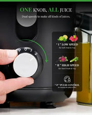 650W/800W/1200W/1300W Juicer Machines with Titanium Enhanced Cut Disc,Exprimidor, Dual Speeds Centrifugal Extractor Machines